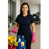 Tunique de travail F'emme Marine Fushia Tissu nouvelle généraiton