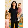 Tunique de travail F'emme Marine Fushia Tissu nouvelle généraiton