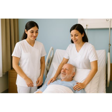 Tunique médicale Blanche tissu nouvelle génération Tunique médicale Blanche tissu nouvelle génération