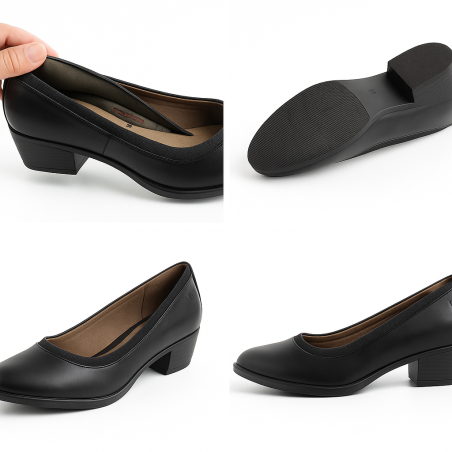 Chaussure hôtesse serveuse hôtelier femme