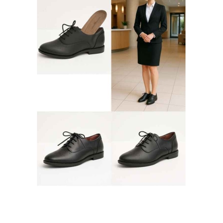 Derby de travail pour femme chaussure femme serveuse Hotesse