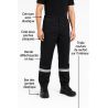 Pantalon de Sécurité Noir Pantalon de Sécurité Noir