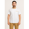 Veste de cuisine homme Manches courtes – col beige contrasté, aérations & poche Veste de cuisine homme Manches courtes – col beige contrasté, aérations & poche