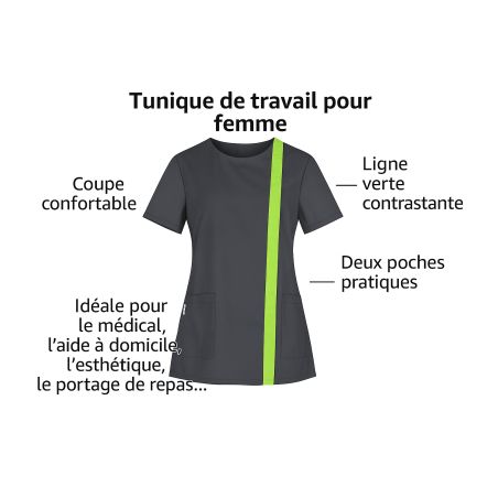 Tunique professionnelle femme | Aide à domicile et femme de ménage