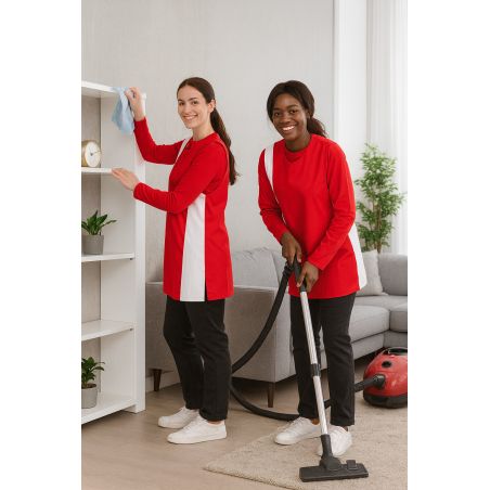 Chasuble EMA Rouge et blanche