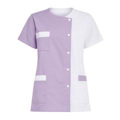 Blouse medicla Blanche et mauve