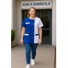 Blouse bi color femme