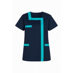 T JUL Carre S Marine/Turquoise T0