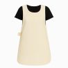 Tablier Chasuble rayure Blanche et Jaune Tablier Chasuble rayure Blanche et Jaune