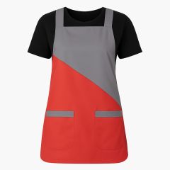 Tablier chasuble moderne Gris orange