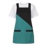 Tablier de travail chasuble Noir et vert Tablier de travail chasuble Noir et vert