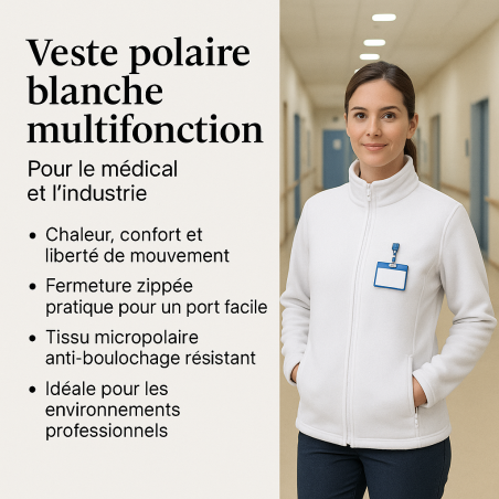 Veste passe couloirs infirmière aide soignante hôpital