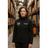 Veste polaire femme Noire Industrie Medicale Logistique a broder