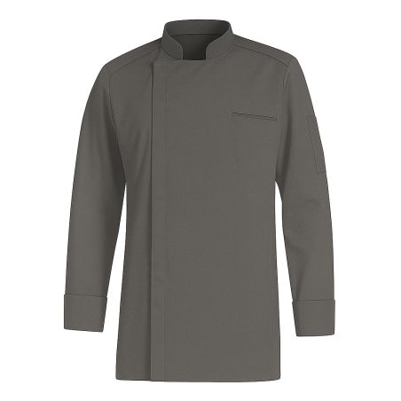 Veste de cuisine respirante grise avec souflet dos