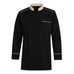 Veste boulanger Noire et Beige respirante avec souflet dos