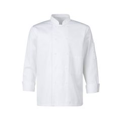 Veste de cuisine Blanche Homme Femme col officier double boutonnage