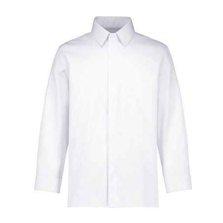 Veste de cuisine Col Chemise Blanches Manches Longues