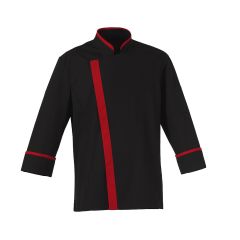 Veste de cuisine Homme ou Femme Rouge Noir