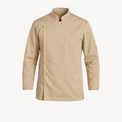 Veste cuisine manches longues coloris Beige