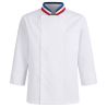 Veste de cuisine Col Bleu Blanc Rouge