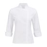 Veste cuisine Femme blanche manches longues Pressions