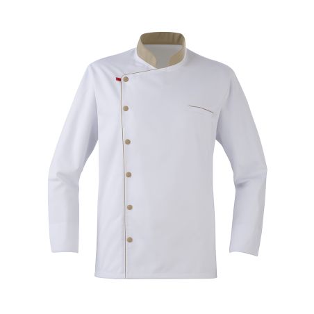 Veste tablier de cuisine homme manches longues