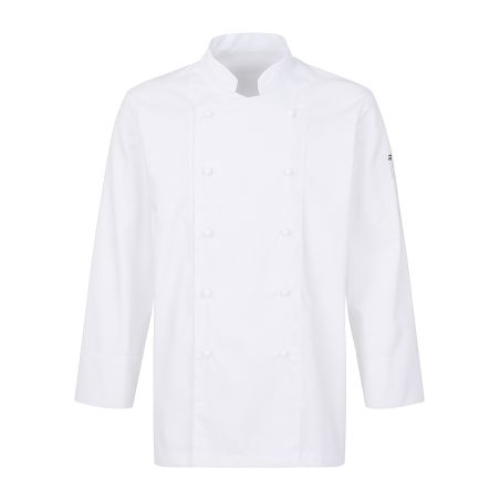 Veste cuisinier Blanche MOML Manches longues coupe large