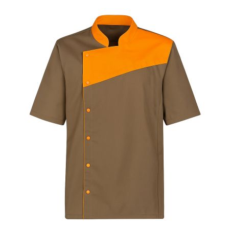 Veste patissier Chocolatier Marron Orange