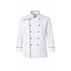 Veste cuisine Manches longue pressions noir Homme