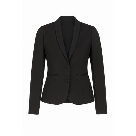 Veste de tailleur femme noire – Élégance professionnelle Label Blouse