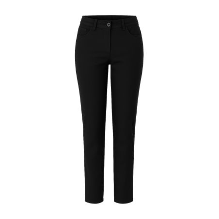 Pantalon Femme CHI02 – Chino 5 Poches Noir en Polyviscose