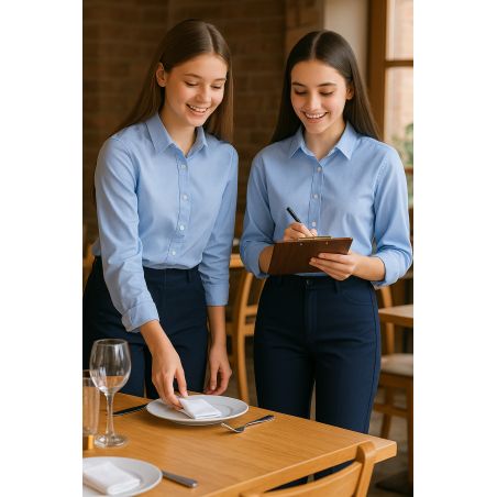 Pantalon chino femme Marine