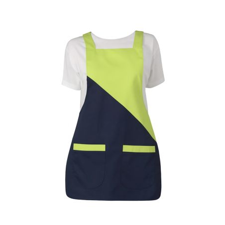 Tablier chasuble Vert et marine