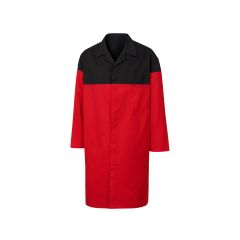 Blouse de travail Workwear Bi couleurs Rouge et Noire