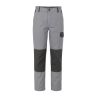 Pantalon de travail Gris et noir Multi poches avec poches genouillères