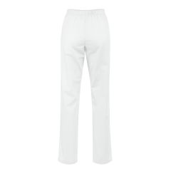 Pantalon de travail Blanc taille elastiquée infirmière et aide soignantes
