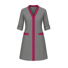 BLOUSe de travail Femme Gris et Fushia