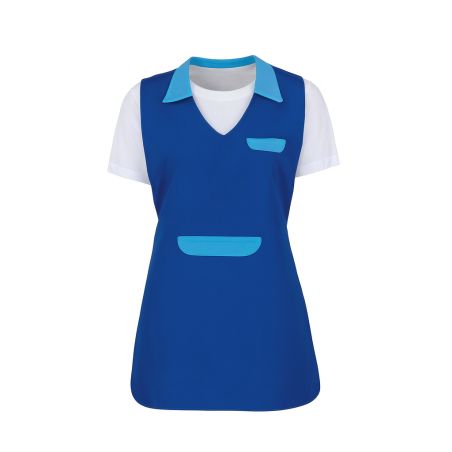 Tablier chasuble Bleu et turquoise ideal societe nettoyage