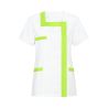 Tenue infirmiere col carre Vert usage blouse medicale