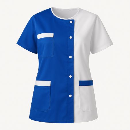 Blouse bi color femme