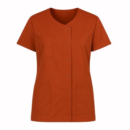 Tunique Blouse de travail Feme coloris Orange