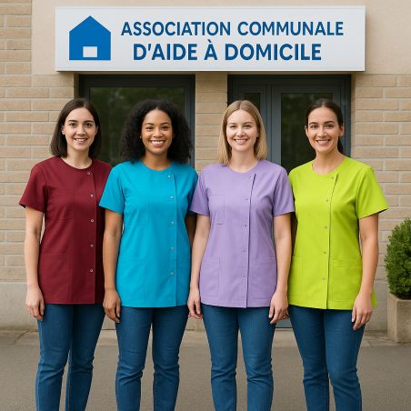 Blouse medicale Julia Couluer vert lime