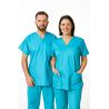 Marinière médicale Turquoise Benjie