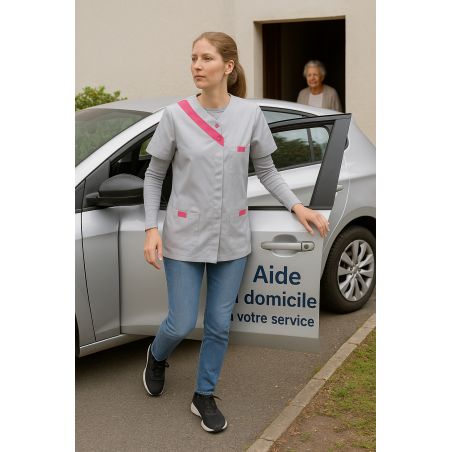 Tunique médicale grise