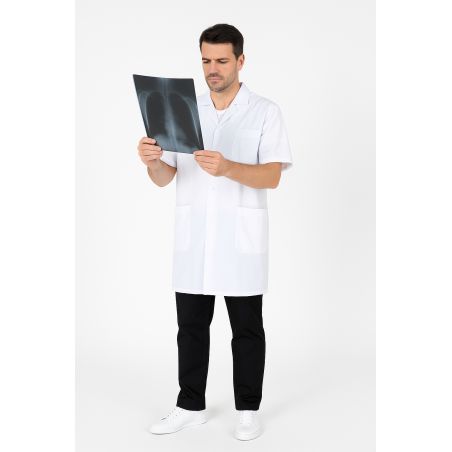 Blouse Médicale Homme Manches courte col Tailleur