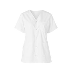 Blouse medicale Kiné Mixte Col V ouverture pressions centrale
