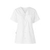 Blouse medicale Kiné Mixte Col V ouverture pressions centrale