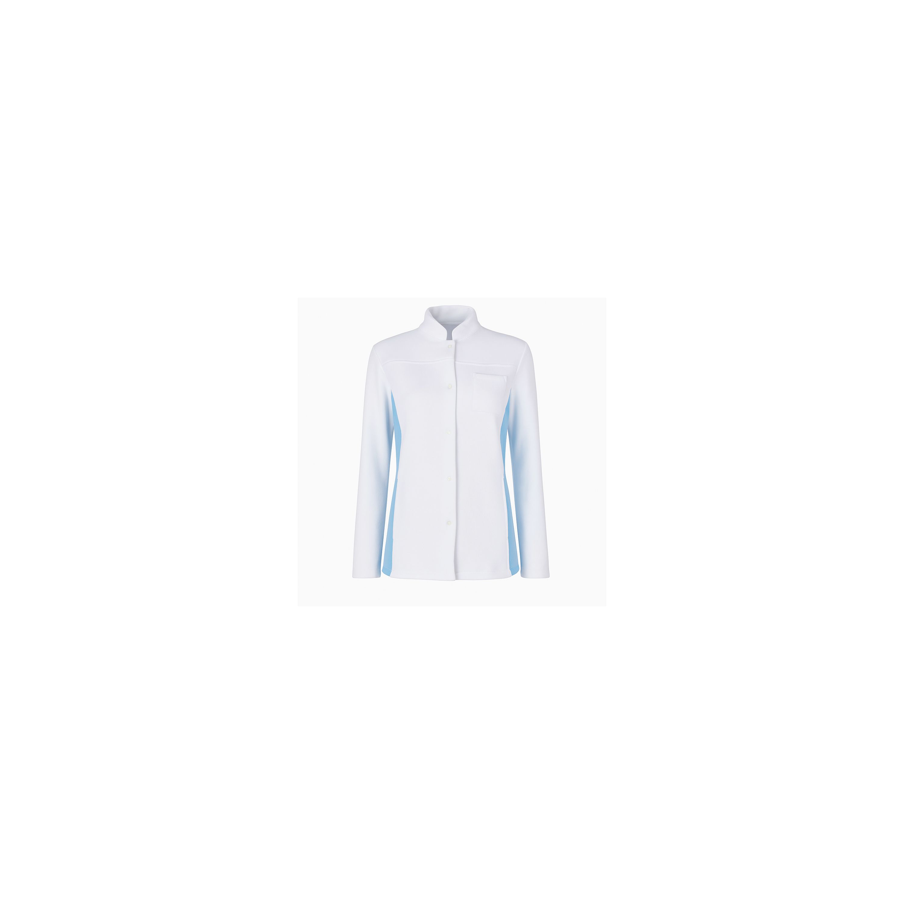 Veste Polaire Turquoise Et Noire 'Goa' Avec Col Roulé - Marque Kunst Und Magie - Neuf Avec Étiquettes
