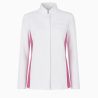 Veste passe couloir polaire Blanche et Fushia