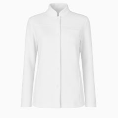 Veste polaire passe couloir Blanche Ultra douce
